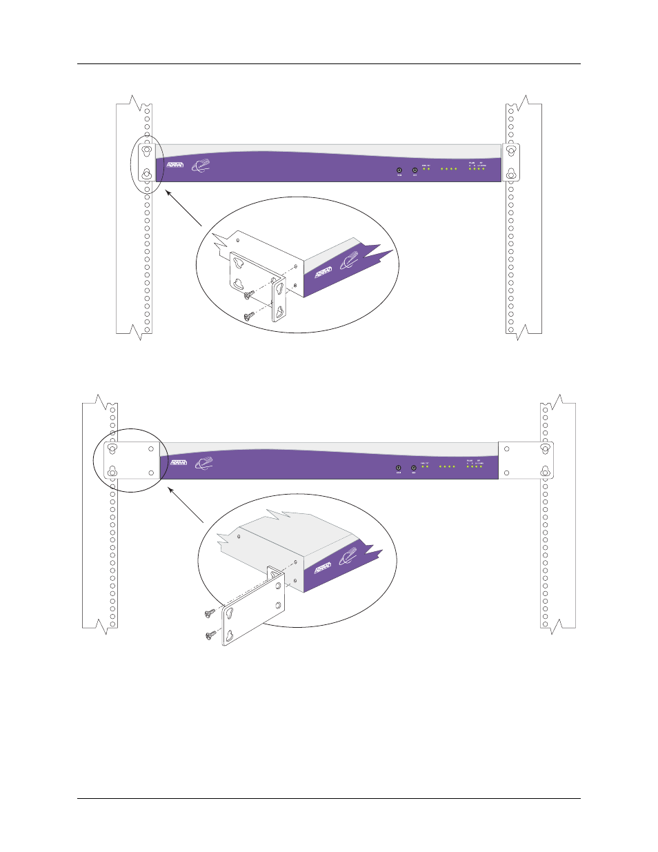 Connecting the t1 interface, Figure 3, Inch rackmount illustration | Figure 4 | ADTRAN TRACER 4206 Plan A User Manual | Page 40 / 60