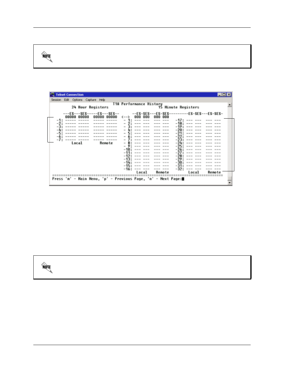 T1x performance history, Figure 13. t1x link performance history | ADTRAN TRACER 4206 Plan A User Manual | Page 54 / 60