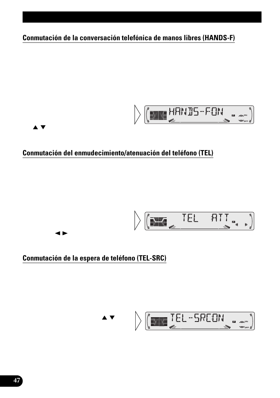 Otras funciones, Uso de la fuente aux, Selección de la fuente aux | Ingreso de título para la fuente aux (title in), Ajustes iniciales | Pioneer DEH-P4300R User Manual | Page 100 / 108