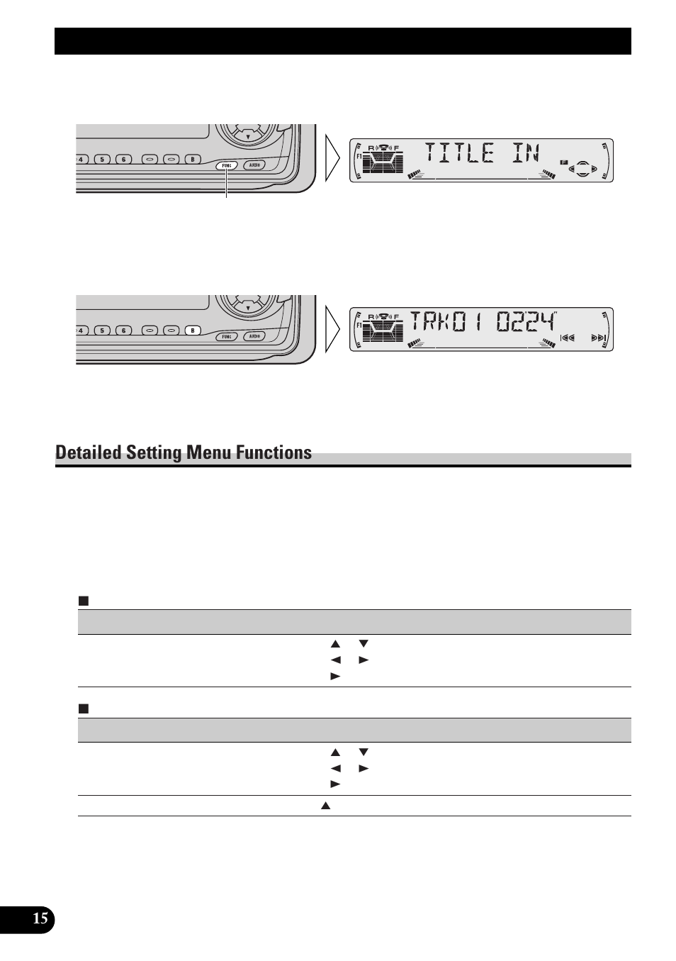 Detailed setting menu functions, Tuner operation, Local seek tuning (local) | Best stations memory (bsm), Basic operation | Pioneer DEH-P4300R User Manual | Page 16 / 108