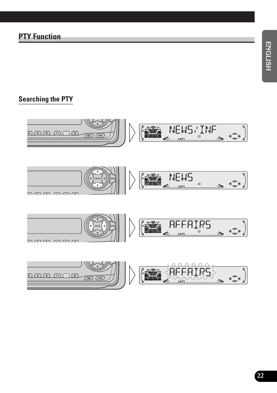 A title (english), Pty function | Pioneer DEH-P4300R User Manual | Page 23 / 108