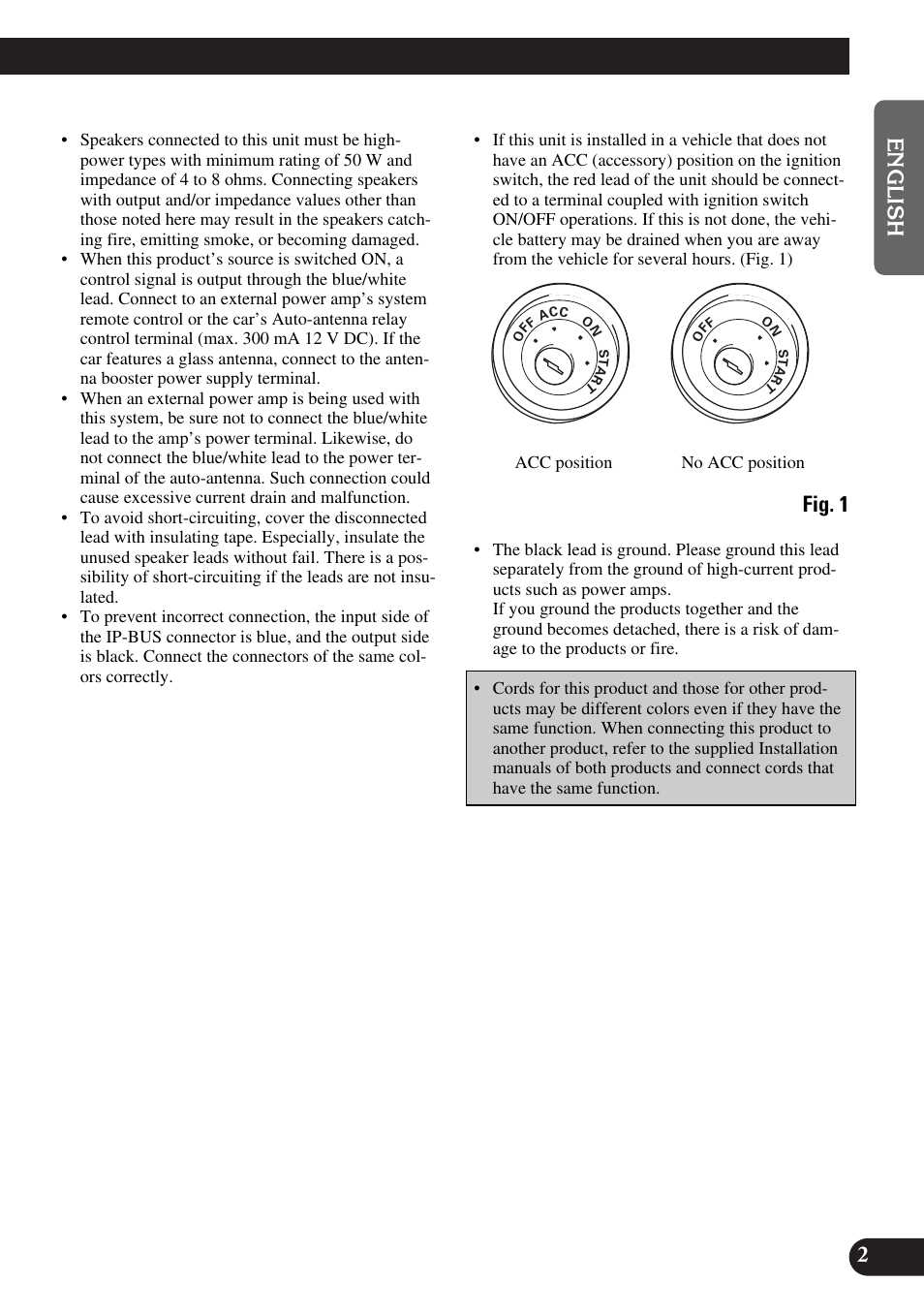 Fig. 1 | Pioneer KEH-P8010R User Manual | Page 3 / 40