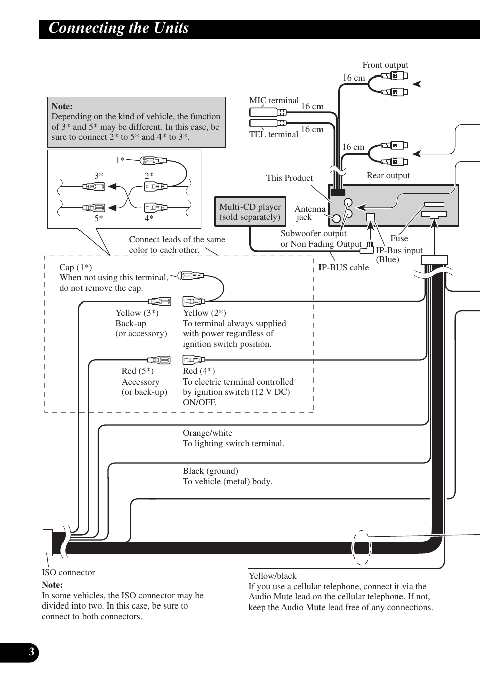 Connecting the units | Pioneer KEH-P8010R User Manual | Page 4 / 40