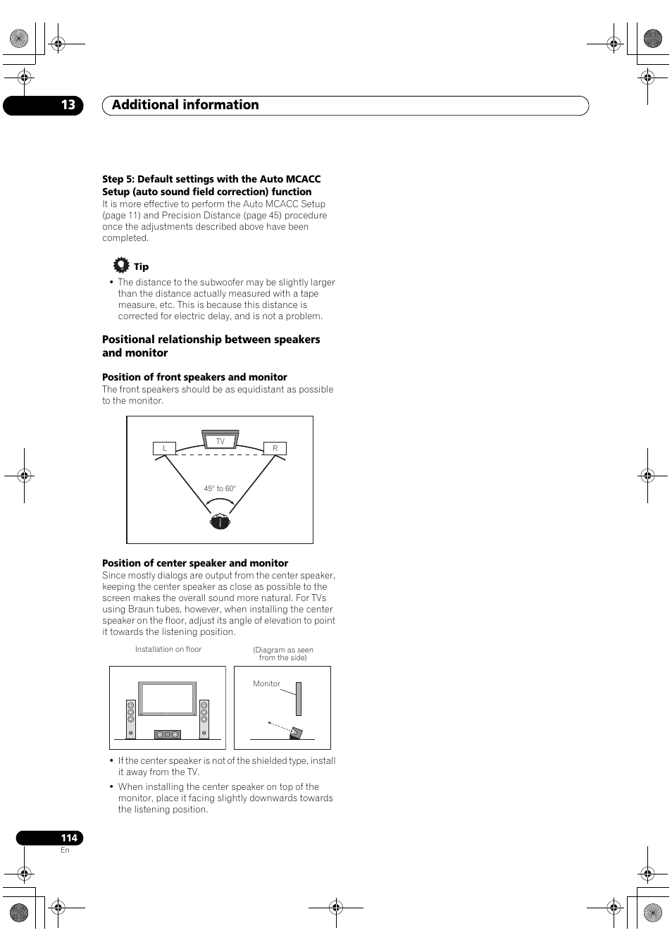 Additional information 13 | Pioneer SC-LX90 User Manual | Page 114 / 150