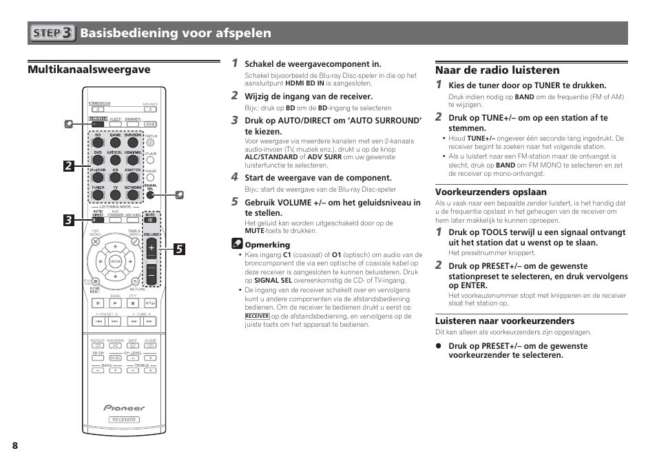Basisbediening voor afspelen | Pioneer VSX-S510-S User Manual | Page 40 / 60
