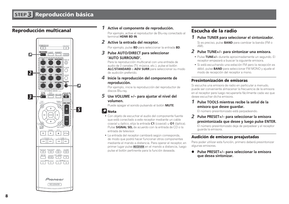 Reproducción básica | Pioneer VSX-S510-S User Manual | Page 48 / 60