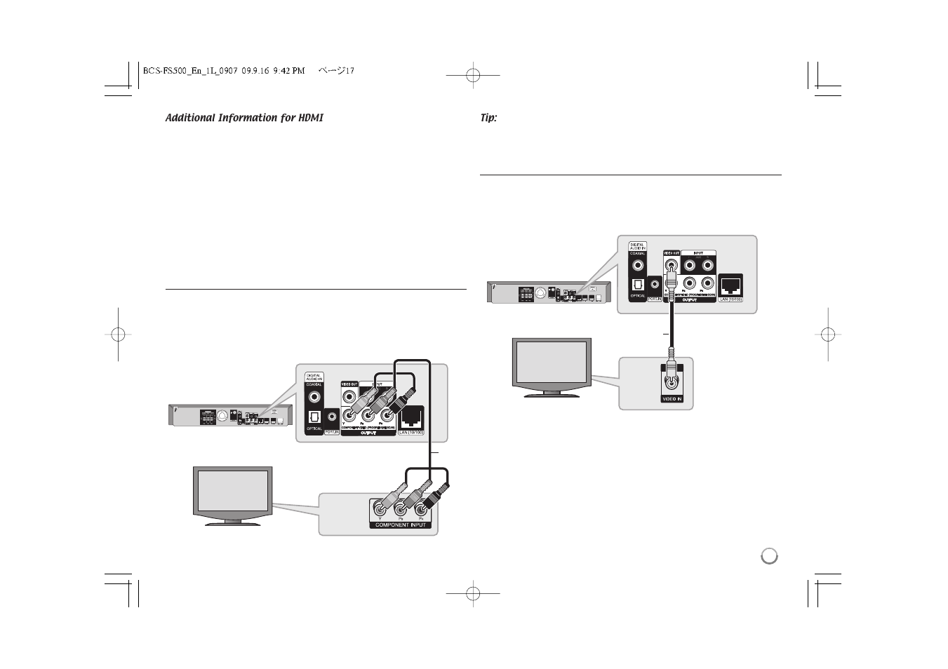 Pioneer BCS-FS500 User Manual | Page 17 / 56