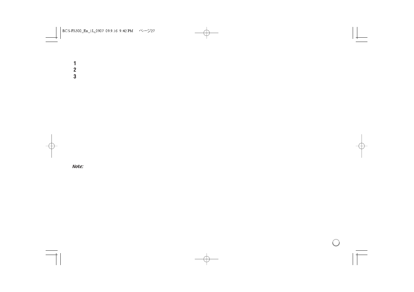 Pioneer BCS-FS500 User Manual | Page 27 / 56