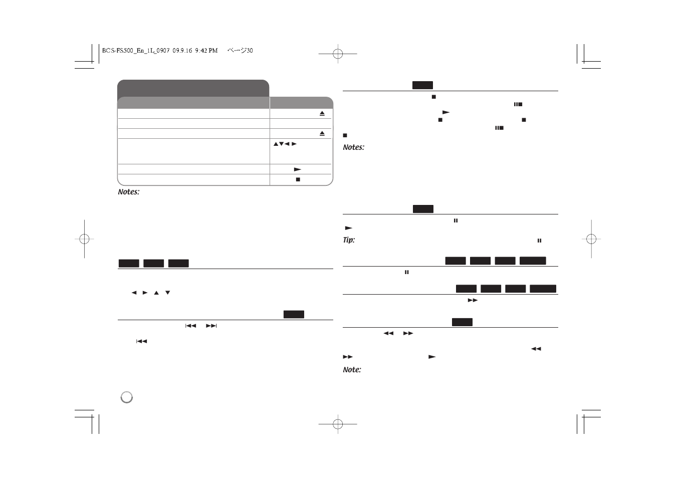 Play a disc -33, Play a disc | Pioneer BCS-FS500 User Manual | Page 30 / 56