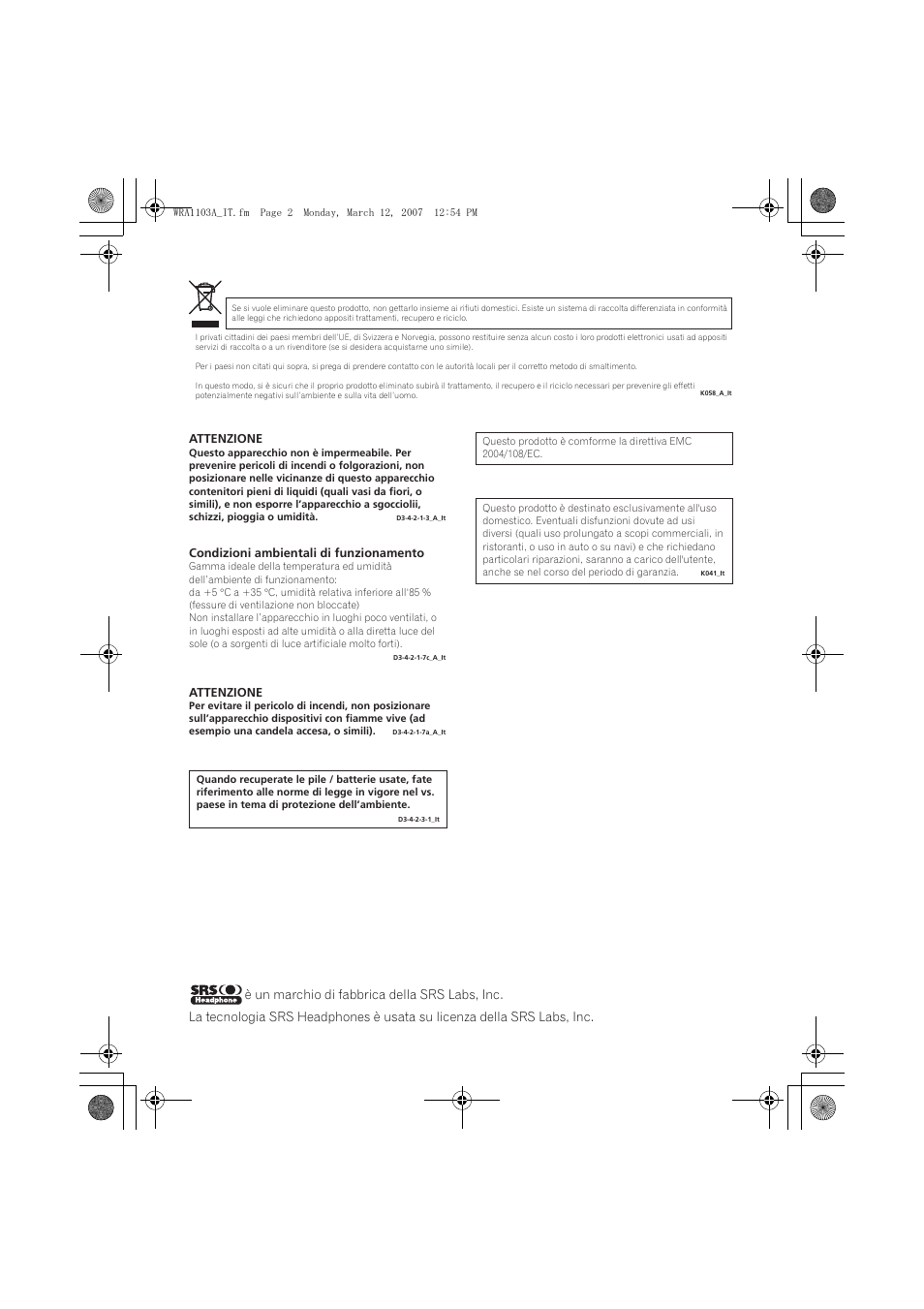 Pioneer SE-MJ7NC User Manual | Page 26 / 132