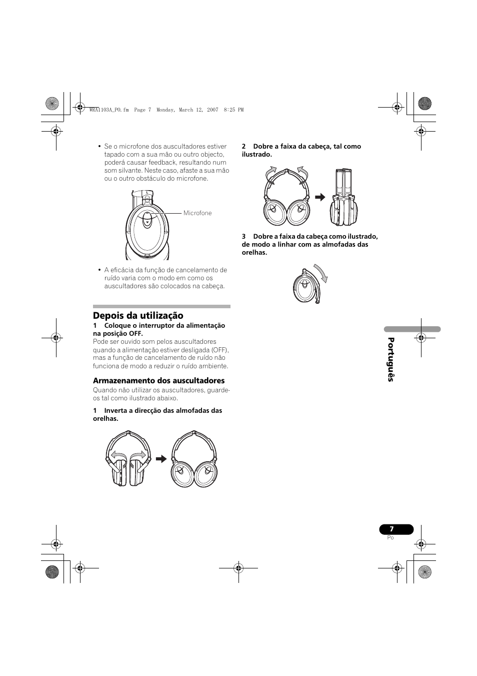 Depois da utilização | Pioneer SE-MJ7NC User Manual | Page 55 / 132