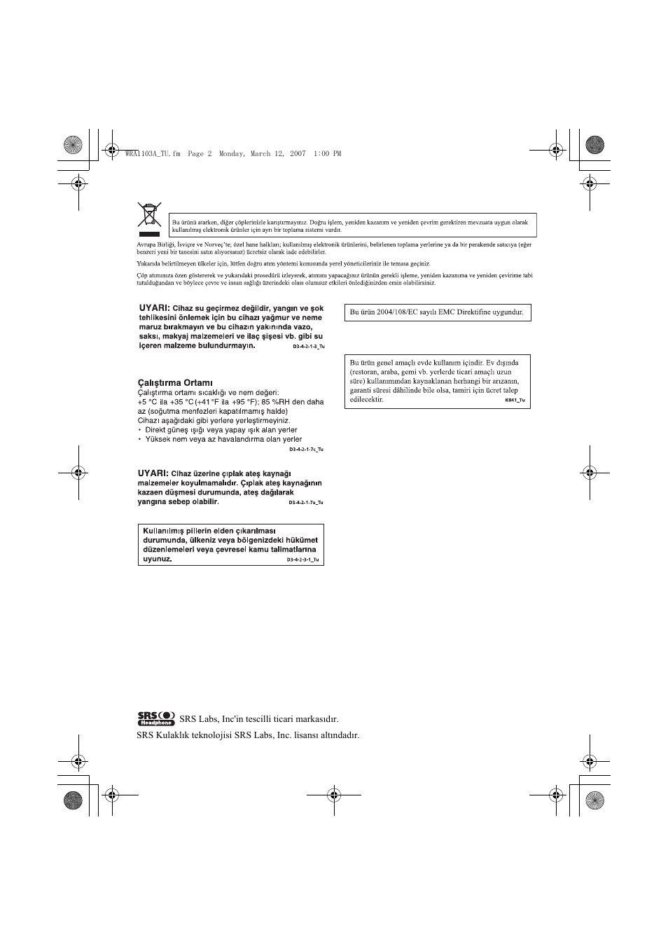 Pioneer SE-MJ7NC User Manual | Page 74 / 132