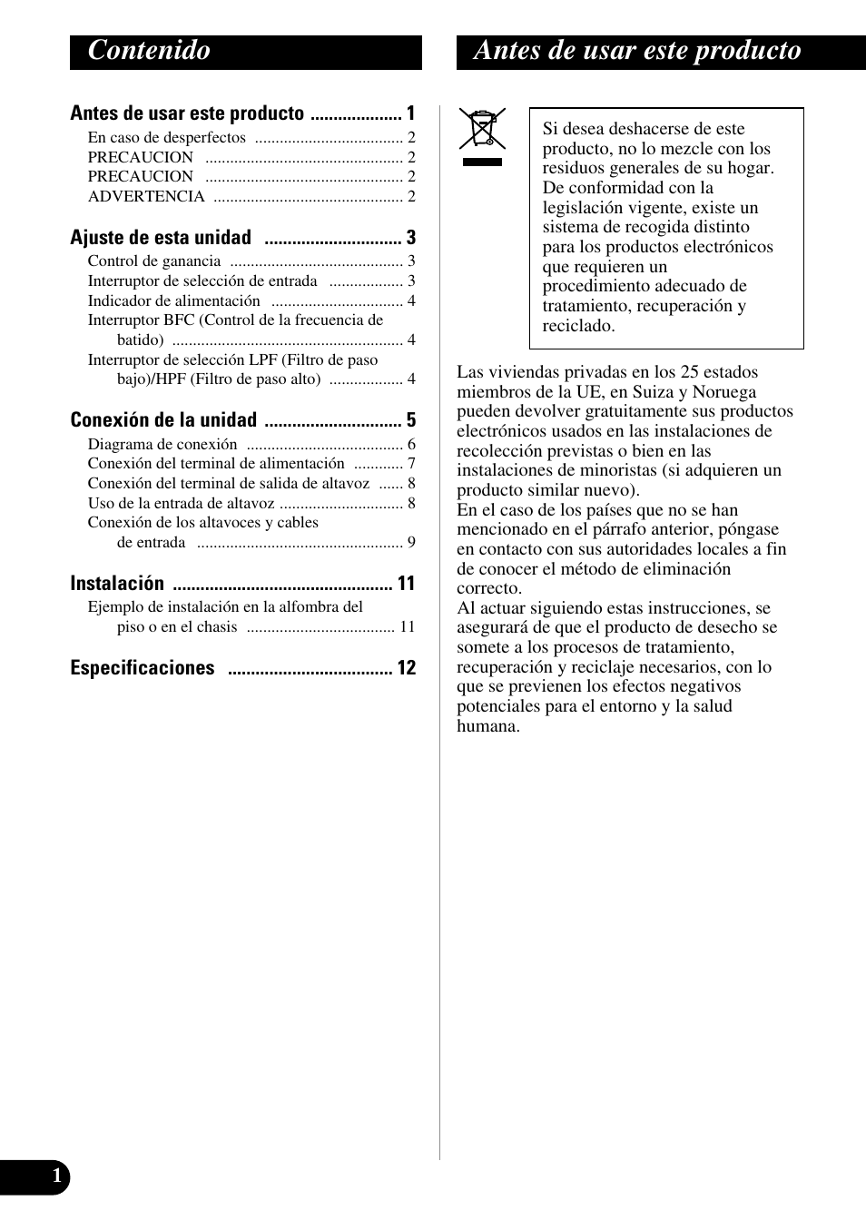 Pioneer GM-6200F User Manual | Page 14 / 86