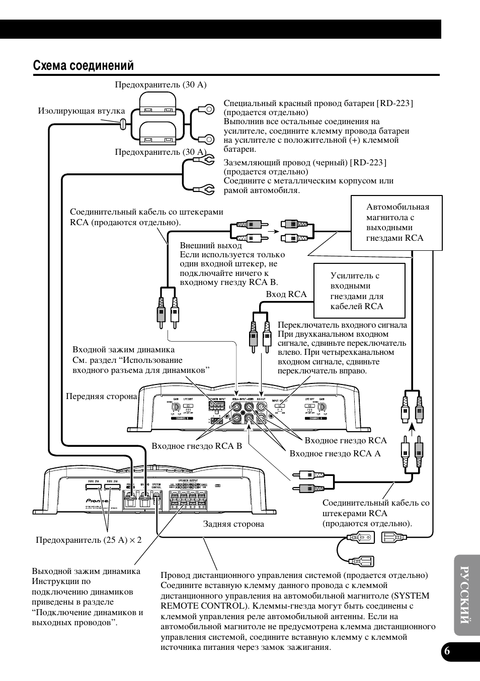 Ëıâï‡ тув‰лмвмли | Pioneer GM-6200F User Manual | Page 79 / 86