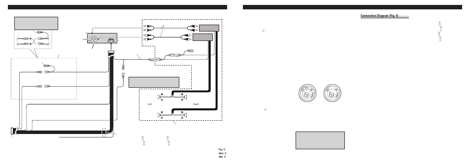 Connecting the units, Connecting the units <english, Connection diagram (fig. 5) | Pioneer DEH-3400R User Manual | Page 3 / 6