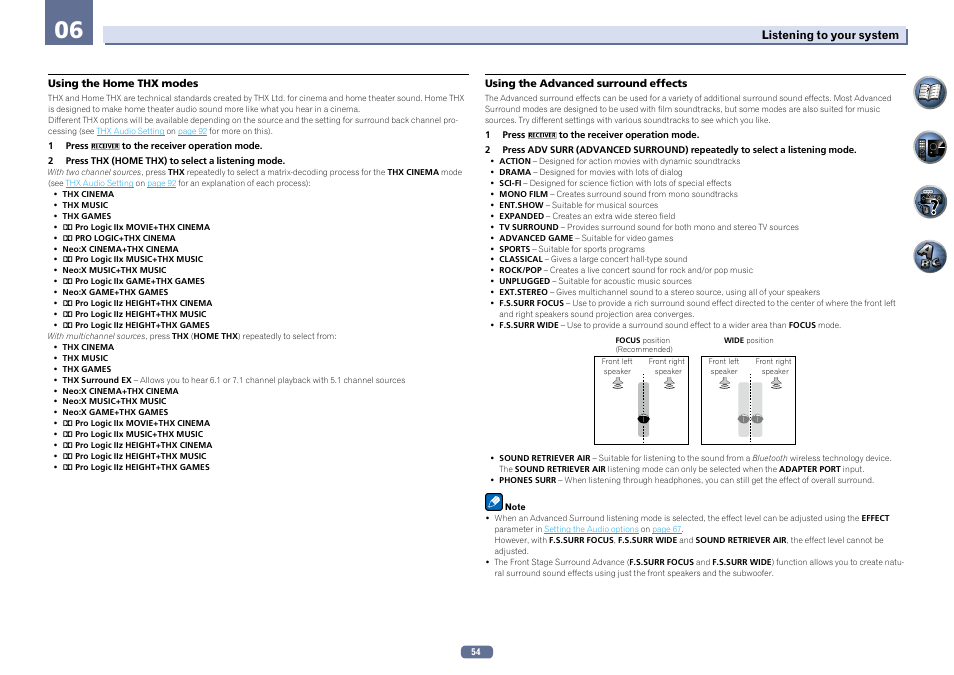 Pioneer SC-LX56-S User Manual | Page 54 / 124