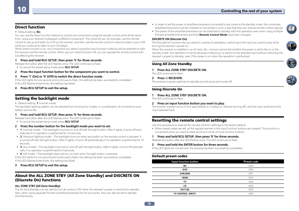 Pioneer SC-LX56-S User Manual | Page 78 / 124