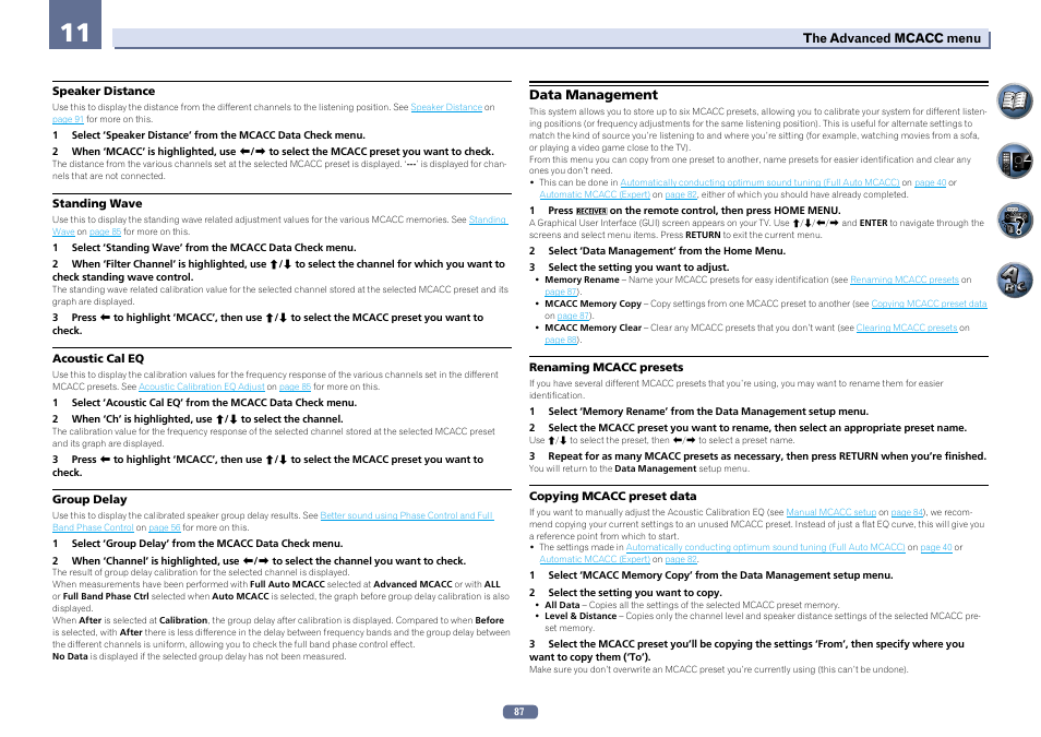 Data management | Pioneer SC-LX56-S User Manual | Page 87 / 124