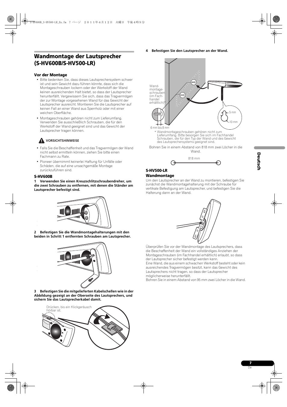 Pioneer HTP-SLH500 User Manual | Page 23 / 108