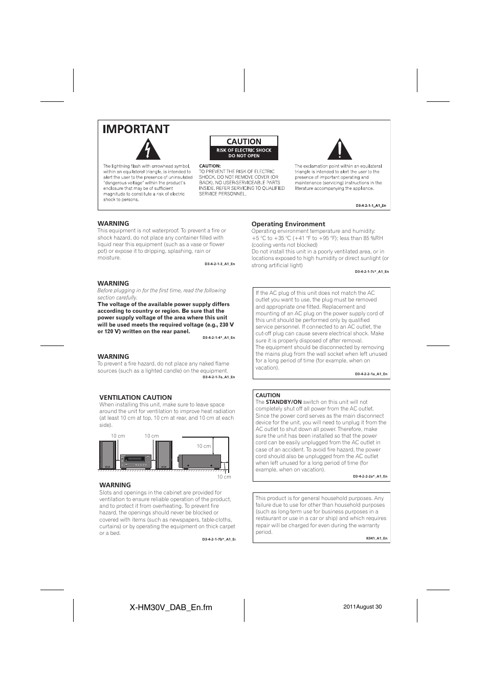 Pioneer X-HM30DAB-K User Manual | Page 2 / 48