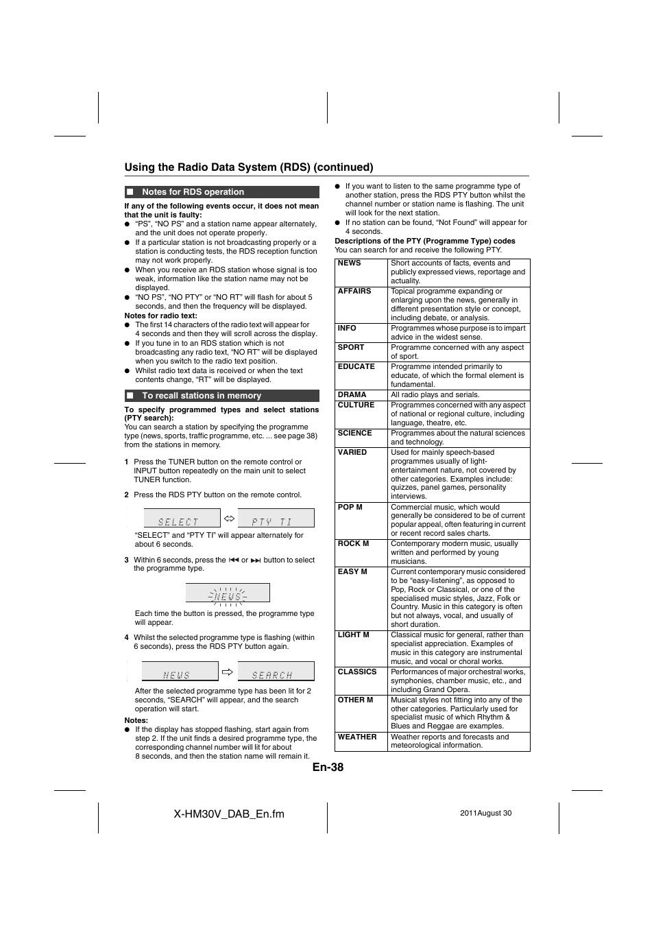 En-38 | Pioneer X-HM30DAB-K User Manual | Page 38 / 48