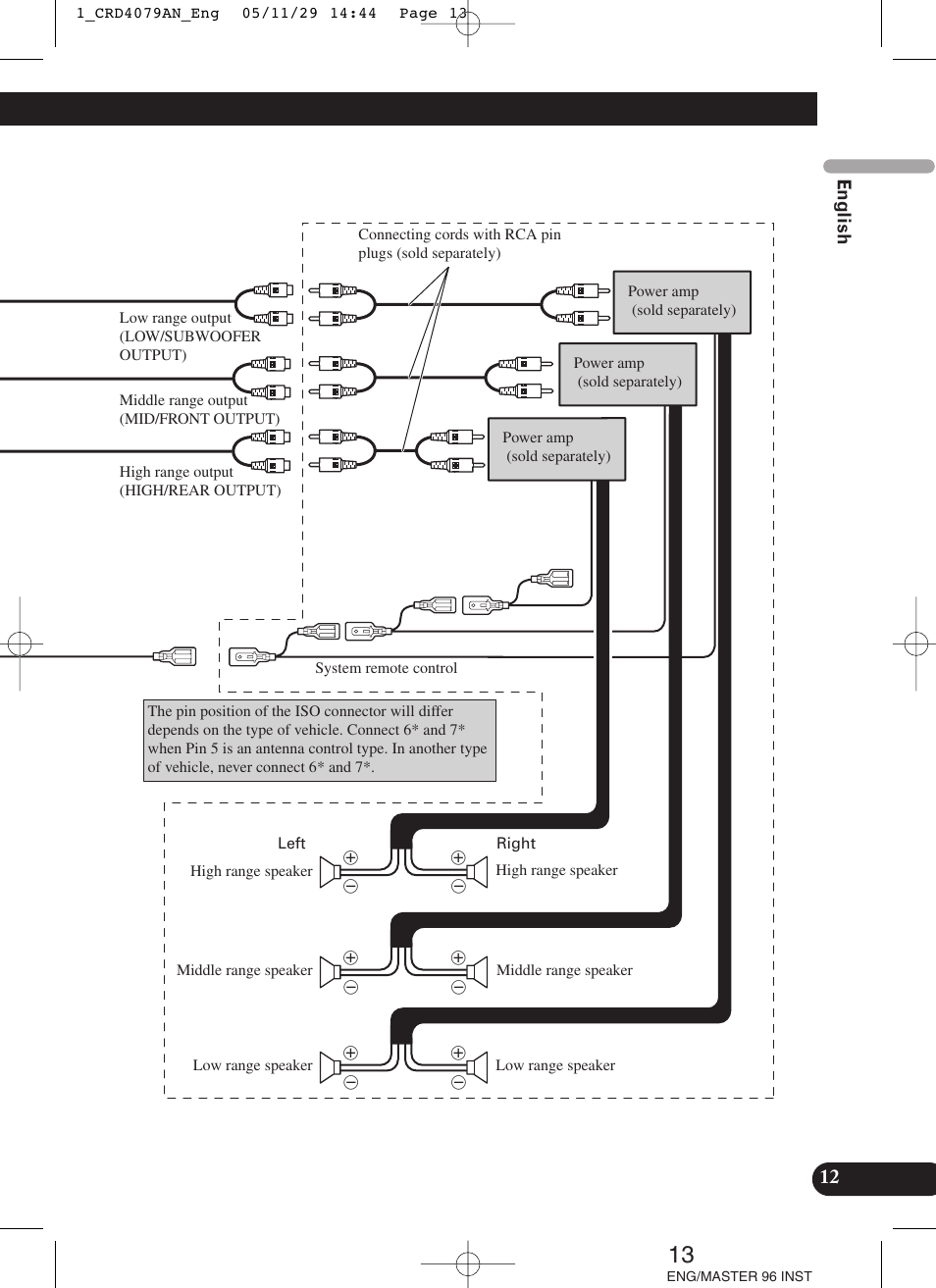 Pioneer DEH-P88RS User Manual | Page 13 / 100