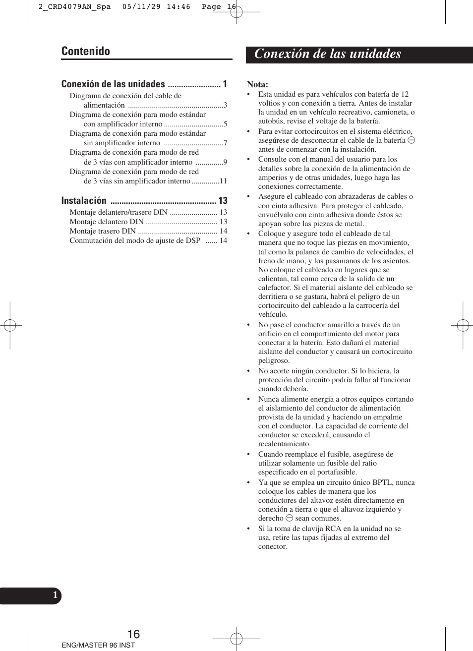 Pioneer DEH-P88RS User Manual | Page 16 / 100