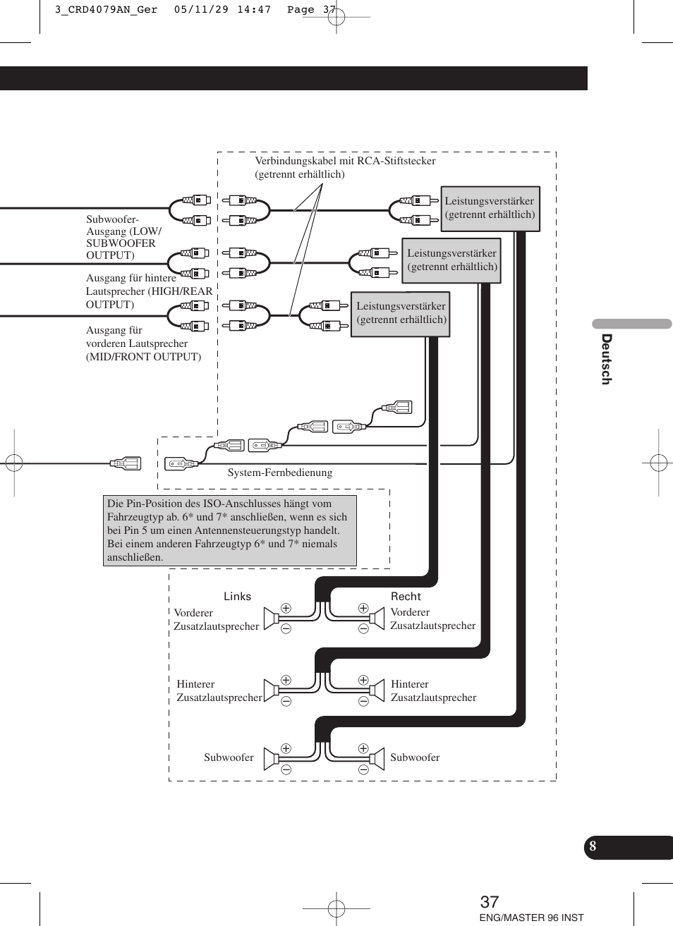 Pioneer DEH-P88RS User Manual | Page 37 / 100