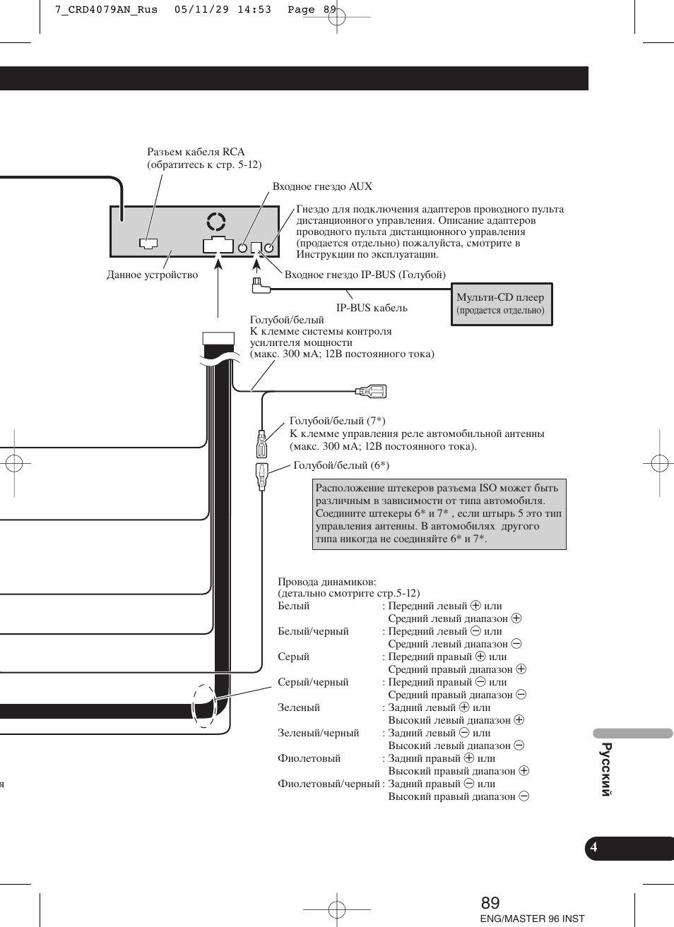Pioneer DEH-P88RS User Manual | Page 89 / 100