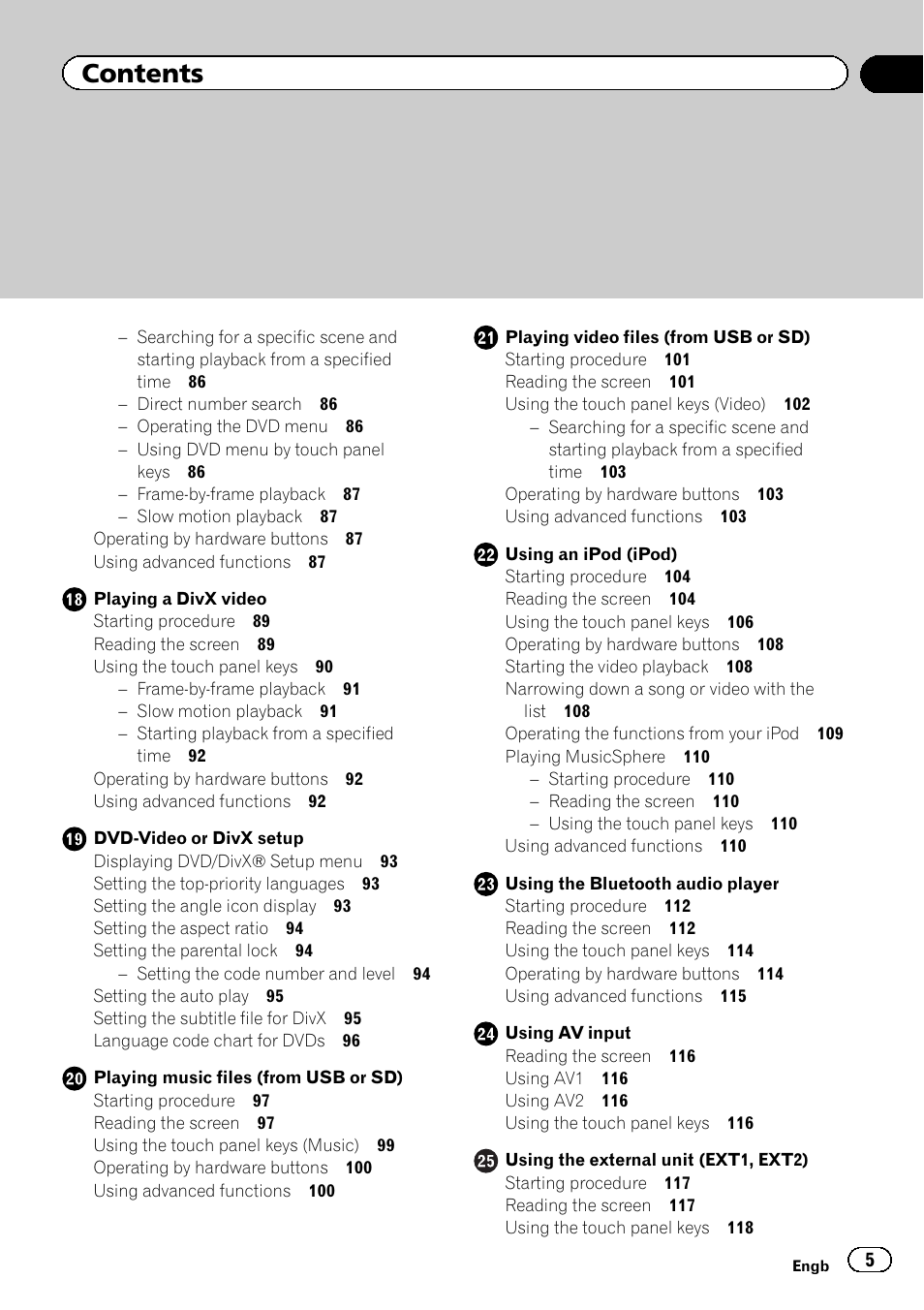 Pioneer AVIC-F930BT User Manual | Page 5 / 192