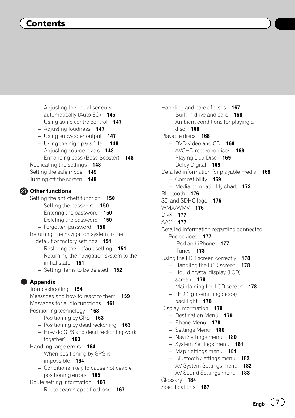 Pioneer AVIC-F930BT User Manual | Page 7 / 192