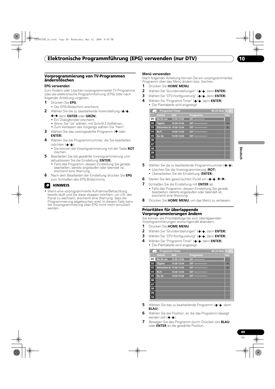 Pioneer PDP-507XD User Manual | Page 193 / 218