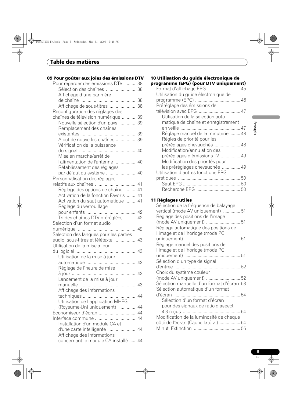 Pioneer PDP-507XD User Manual | Page 77 / 218
