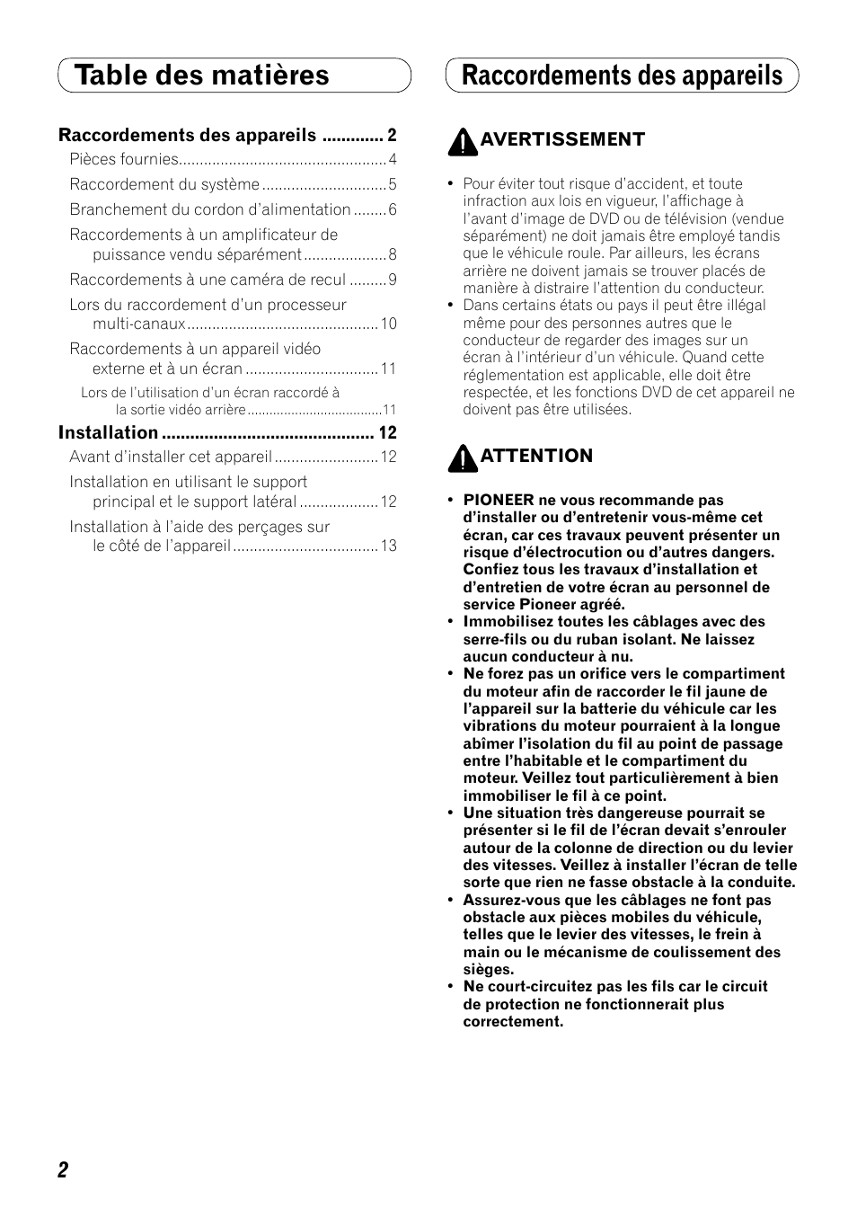 Pioneer AVH-P4000DVD User Manual | Page 38 / 74