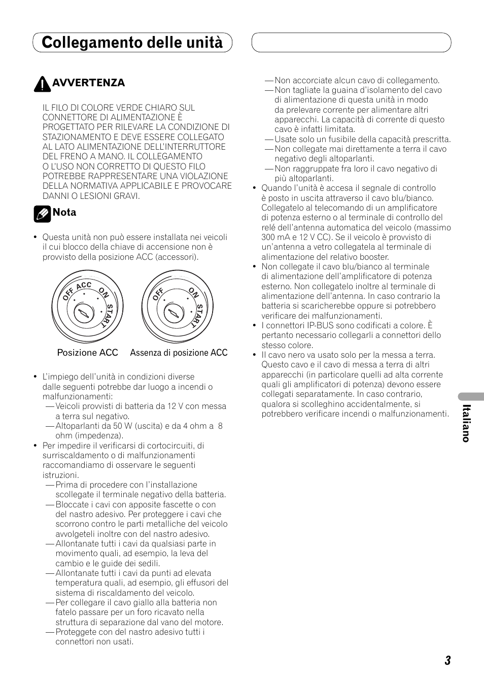 Collegamento delle unità | Pioneer AVH-P4000DVD User Manual | Page 51 / 74