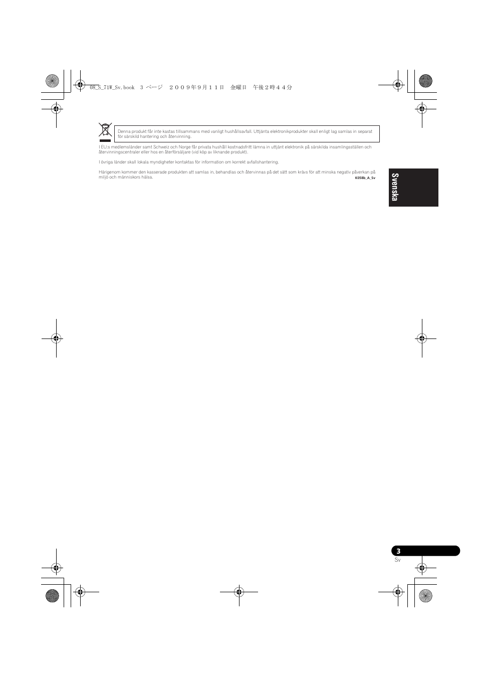 Português svenska dansk suomii norsk | Pioneer S-71W User Manual | Page 59 / 98