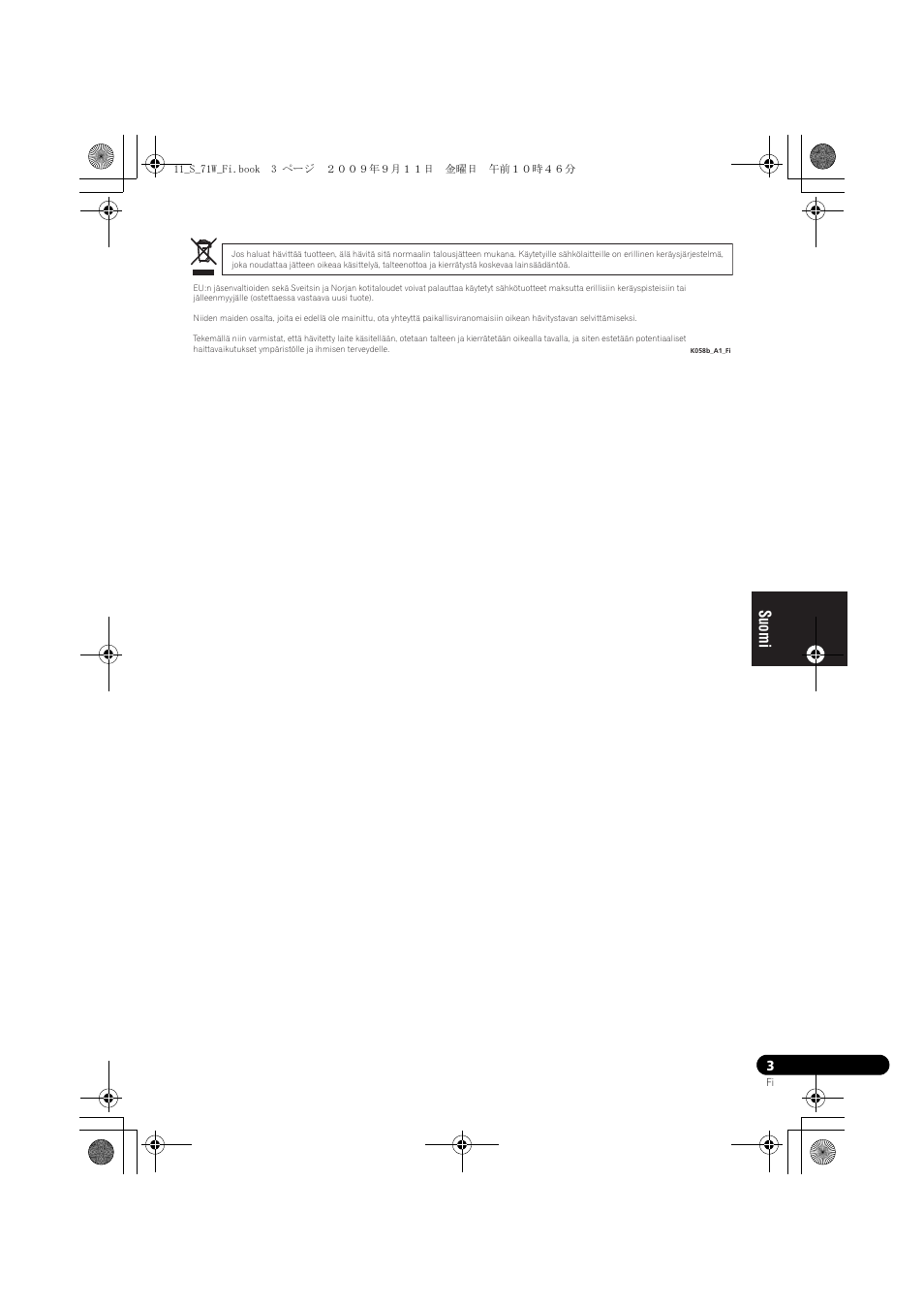 Português svenska dansk suomi norsk | Pioneer S-71W User Manual | Page 83 / 98