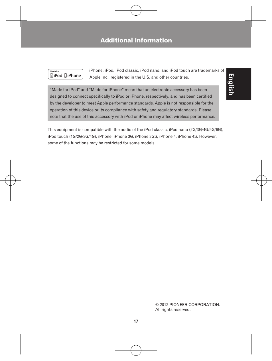 Pioneer X-DS301-K User Manual | Page 17 / 116