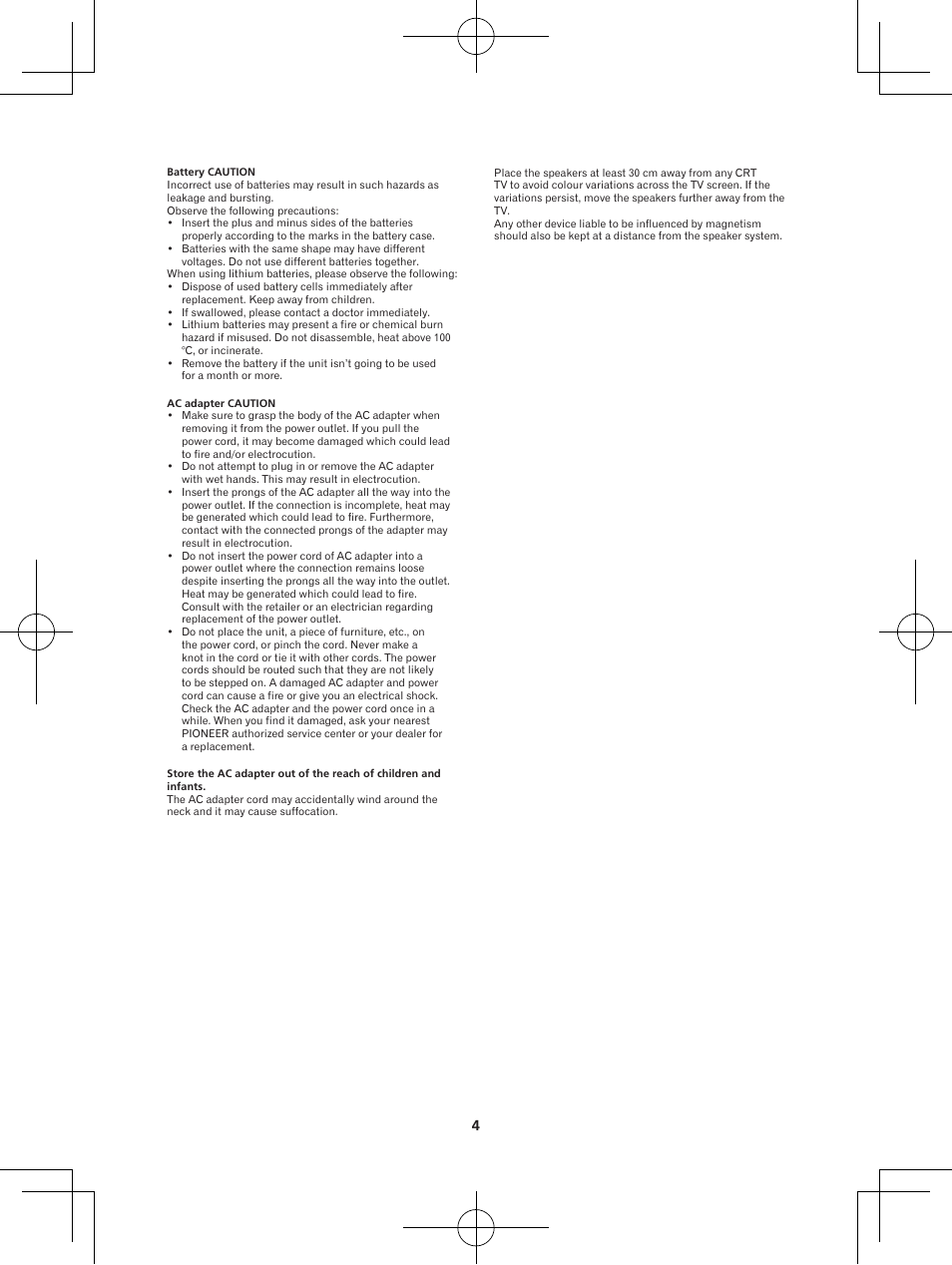 Pioneer X-DS301-K User Manual | Page 4 / 116