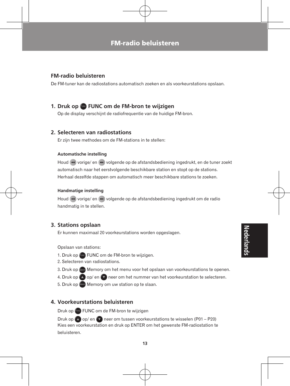 Fm-radio beluisteren, De ipod/iphone afspelen | Pioneer X-DS301-K User Manual | Page 77 / 116