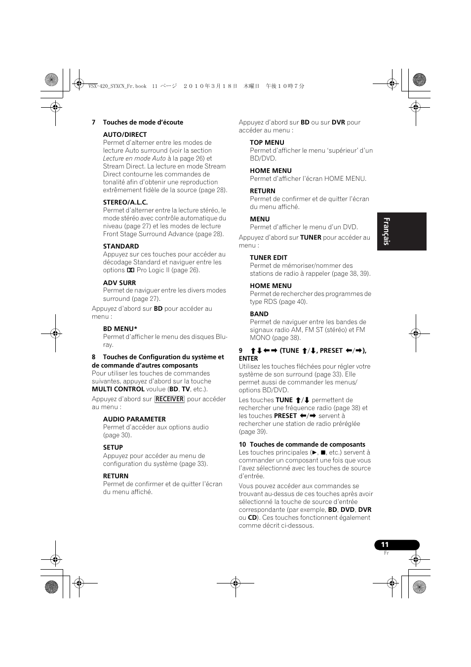 Pioneer VSX-420-S User Manual | Page 55 / 136
