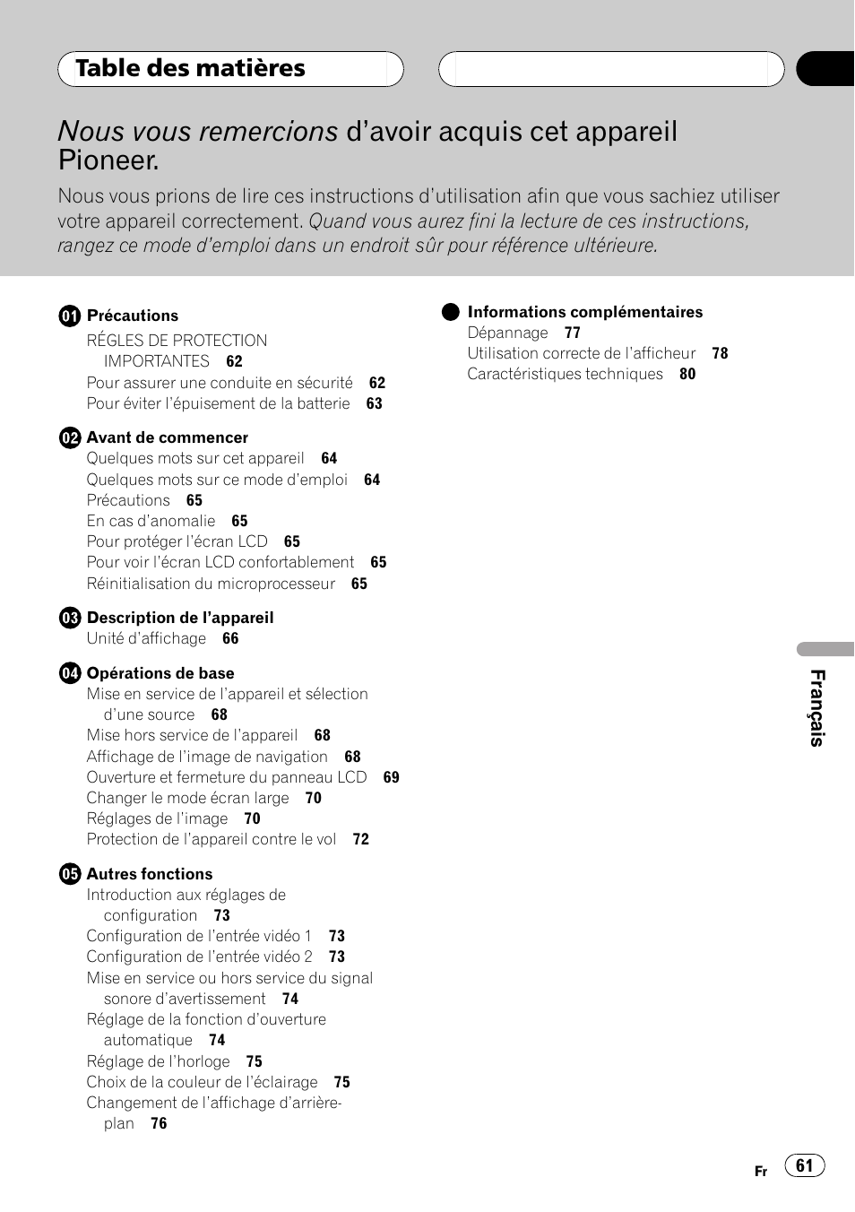 Pioneer AVX-7600 User Manual | Page 61 / 120