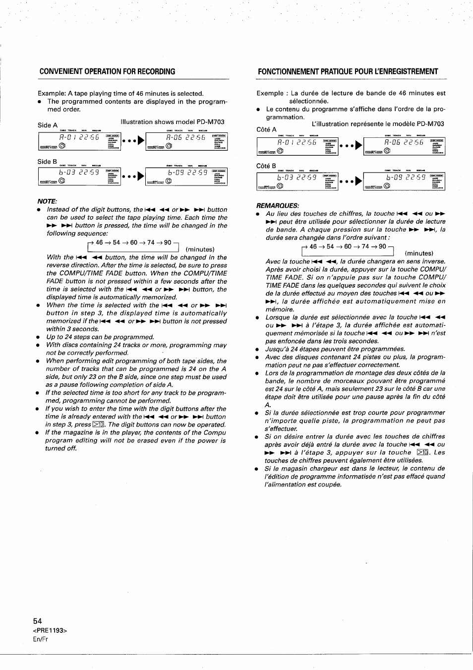 Pioneer PD-M603 User Manual | Page 54 / 69