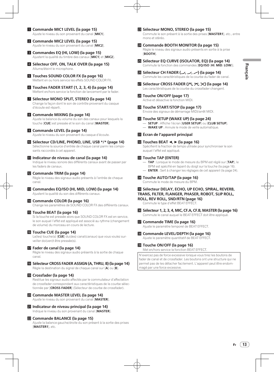 Pioneer DJM-850-S User Manual | Page 39 / 84