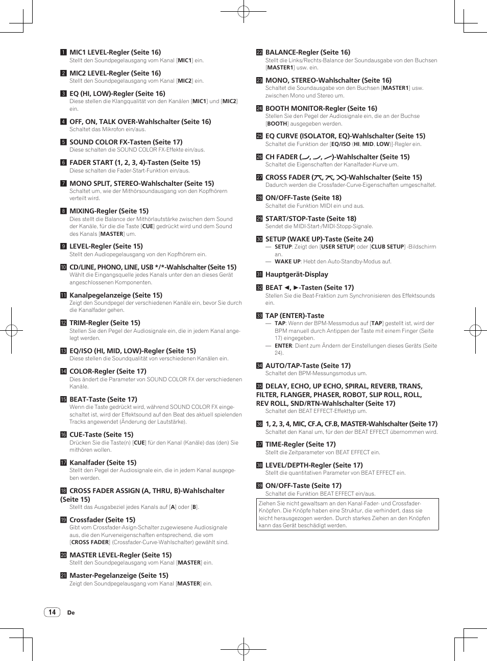 Pioneer DJM-850-S User Manual | Page 68 / 84