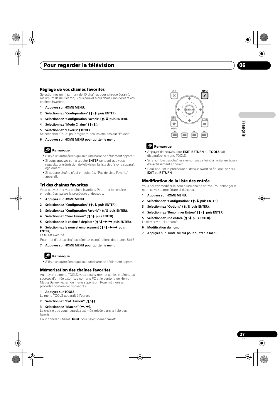 Pour regarder la télévision 06 | Pioneer KRP-600A User Manual | Page 151 / 345