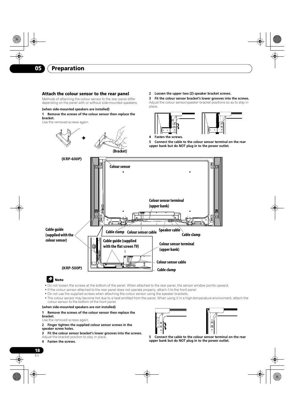 Preparation 05 | Pioneer KRP-600A User Manual | Page 18 / 345