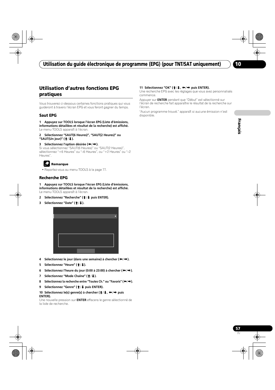 Utilisation d’autres fonctions epg pratiques | Pioneer KRP-600A User Manual | Page 181 / 345