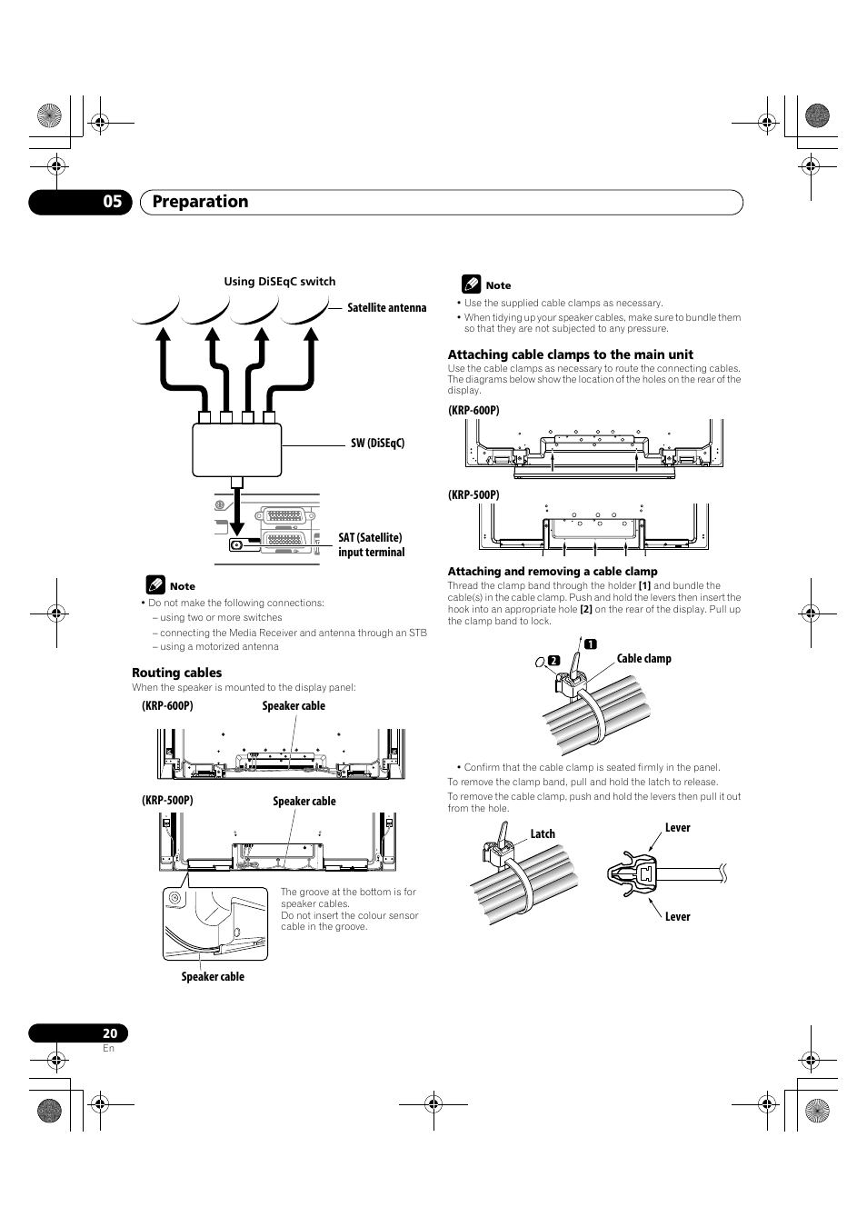Preparation 05 | Pioneer KRP-600A User Manual | Page 20 / 345