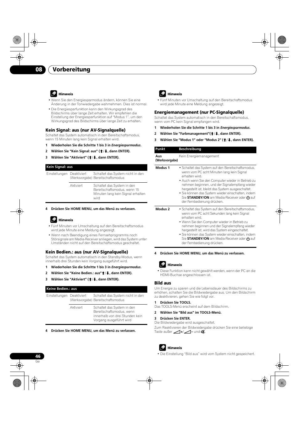 Vorbereitung 08 | Pioneer KRP-600A User Manual | Page 280 / 345